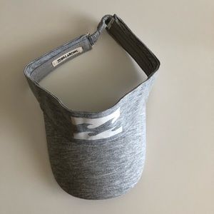 Gray billabong visor barely worn